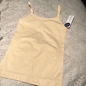 Scoop neck shapewear, nude, new with tags